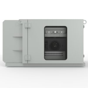 Custom Outdoor AC-Cooled Projector Enclosure for Wall Mapping Applications - Image 4