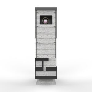 Wall-Modeling 30,000-Lumen Projector Enclosure IP66 Weatherproof, Intelligent Climate Control, Architectural-Grade Protection