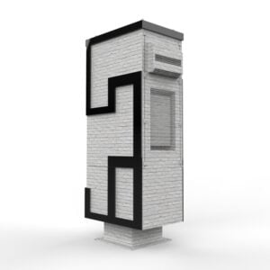 Wall-Modeling 30,000-Lumen Projector Enclosure IP66 Weatherproof, Intelligent Climate Control, Architectural-Grade Protection - Image 5