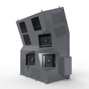 Outdoor Weatherproof Holding Multiple-Projector Enclosure with modeling special for 3D mapping on the wall - Image 5