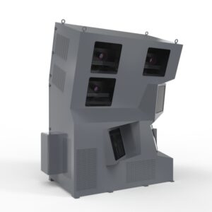 Outdoor Weatherproof Holding Multiple-Projector Enclosure with modeling special for 3D mapping on the wall - Image 6