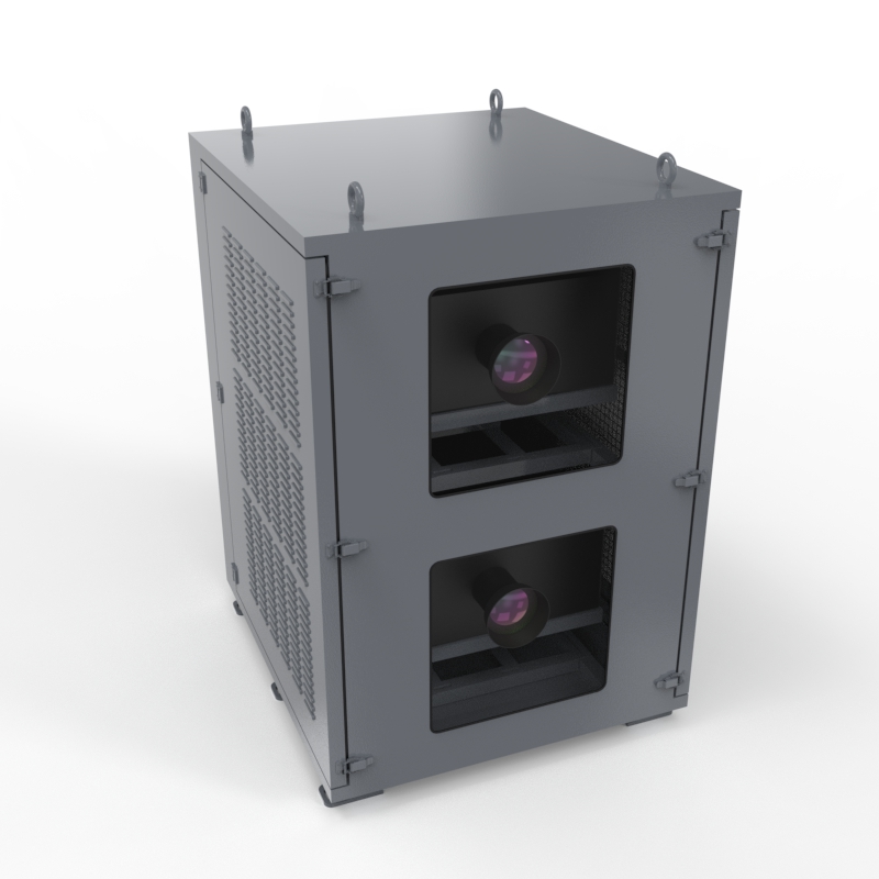 Dual Barco G100-W16/W22 Outdoor Projector Weatherproof Enclosure ...