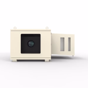 Fully Sealed Outdoor Projector Enclosure for Panasonic PT-RQ50K with Integrated Air Conditioning (IP65/IP66 Rated)