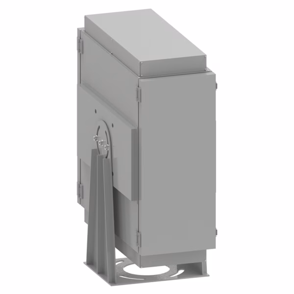 Vertical installation outdoor box for Appotronics AL-FU10K/FU905/FU805/FU715. IP65 rated, 360° mount support, lens stability bracket. Ideal for portrait projection.