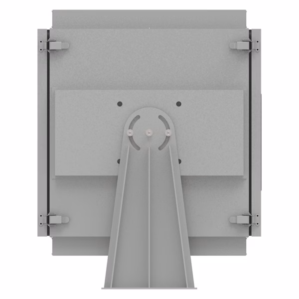 Vertical installation outdoor box for Appotronics AL-FU10K/FU905/FU805/FU715. IP65 rated, 360° mount support, lens stability bracket. Ideal for portrait projection.