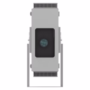 Vertical installation outdoor box for Appotronics AL-FU10K/FU905/FU805/FU715. IP65 rated, 360° mount support, lens stability bracket. Ideal for portrait projection.