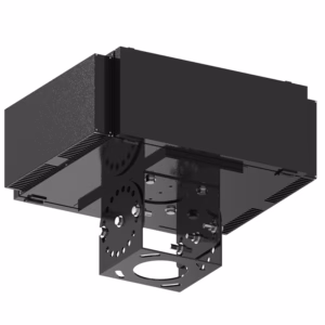 Outdoor protection box for Christie iS Series projectors. IP65 weatherproof, climate-controlled, vibration-isolated. Perfect for architectural mapping & events.