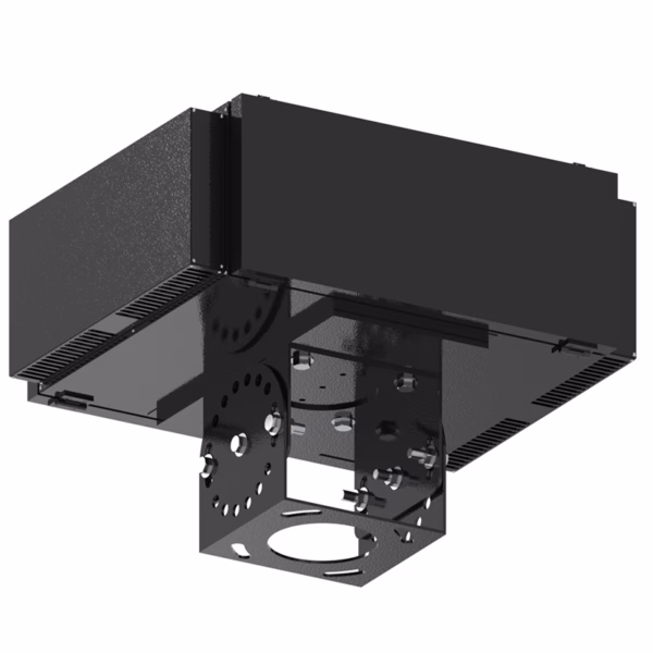 Outdoor protection box for Christie iS Series projectors. IP65 weatherproof, climate-controlled, vibration-isolated. Perfect for architectural mapping & events.