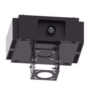 Outdoor protection box for Christie iS Series projectors. IP65 weatherproof, climate-controlled, vibration-isolated. Perfect for architectural mapping & events.