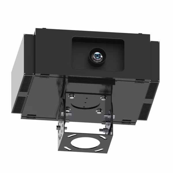 Outdoor protection box for Christie iS Series projectors. IP65 weatherproof, climate-controlled, vibration-isolated. Perfect for architectural mapping & events.