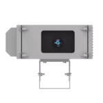 Christie GS Series outdoor projector enclosure. Waterproof, dustproof, thermal-controlled. Protects DWU880/DWU1100/DWU1400-GS.