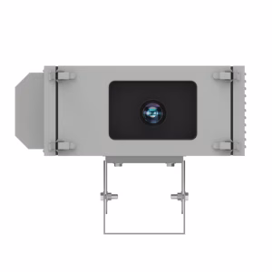 Christie GS Series outdoor projector enclosure. Waterproof, dustproof, thermal-controlled. Protects DWU880/DWU1100/DWU1400-GS.