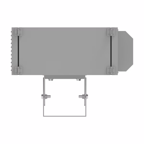 Christie GS Series outdoor projector enclosure. Waterproof, dustproof, thermal-controlled. Protects DWU880/DWU1100/DWU1400-GS.