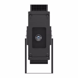 Christie GS Series portrait outdoor housing. Waterproof enclosure for vertical projection mapping. For DWU880/1100/1400-GS.
