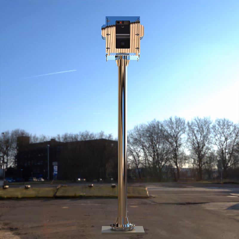 Luxury outdoor projector housing mirror finish
