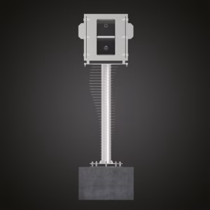 Luxury outdoor projector housing mirror finish