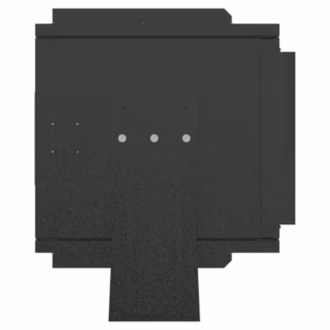 Panasonic PT-MZ20K portrait enclosure mounted on outdoor stage truss with rain hood visible