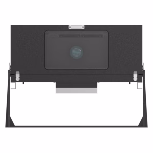 Panasonic PT-MZ20K in IP65 outdoor projector enclosure, Weatherproof housing for PT-MZ20KL 20000 lumen laser projector, IP65 rated outdoor projector box for Panasonic MZ20K series, All-weather projector enclosure with cable glands installed