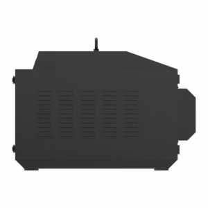 Panasonic PT-MZ20K in 30-degree upward tilt outdoor projector enclosure