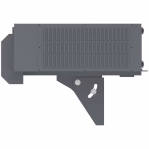 Panasonic PT-MZ20K ground-mounted pole enclosure for projection mapping, Pole-mounted outdoor projector housing for building façade projection, IP65 climate-controlled enclosure on pole for ground installation,Outdoor projector box with pole mounting for architectural mapping