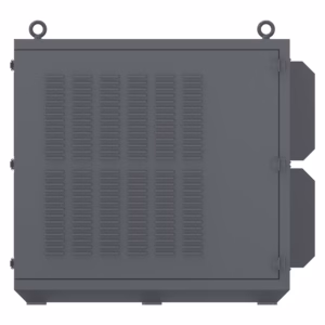 Dual-projector climate control housing for Vivitek DU9900Z & DU9800Z. IP65 waterproof, dustproof, with twin-zone cooling. Ideal for stereo 3D mapping outdoors.