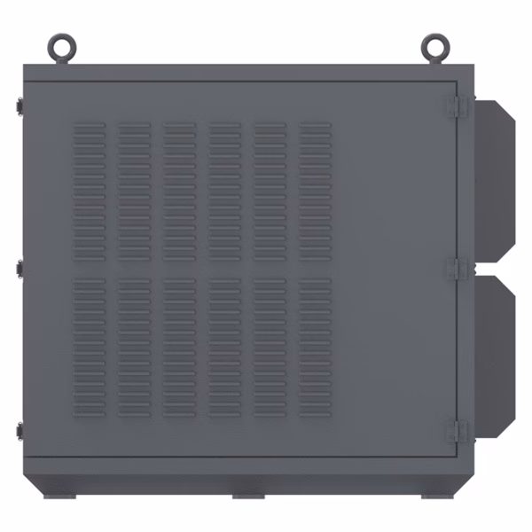 Dual-projector climate control housing for Vivitek DU9900Z & DU9800Z. IP65 waterproof, dustproof, with twin-zone cooling. Ideal for stereo 3D mapping outdoors.
