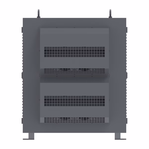 Dual-projector climate control housing for Vivitek DU9900Z & DU9800Z. IP65 waterproof, dustproof, with twin-zone cooling. Ideal for stereo 3D mapping outdoors.