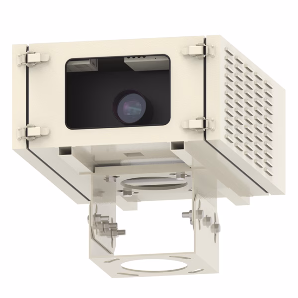 Compact IP65 protection box for Vivitek RU Series projectors. Dustproof, waterproof, climate-controlled. Ideal for outdoor signage & architectural projection.