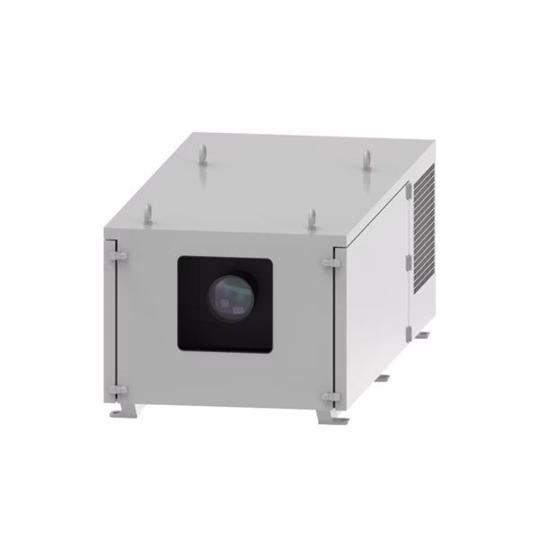 Outdoor IP65 Temperature-Controlled Projector Enclosure Engineered for Panasonic PT-RQ35K